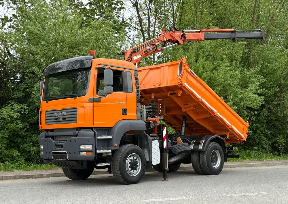 MAN * MAN 18 480 * KIPER WYWROTKA * 4x4 * HDS ATLAS 85* STAN BARDZO DOBRY * Sprowadzony - Savivartis sunkvežimis: foto 1 MAN * MAN 18 480 * KIPER WYWROTKA * 4x4 * HDS ATLAS 85* STAN BARDZO DOBRY * Sprowadzony - Savivartis sunkvežimis: foto 1