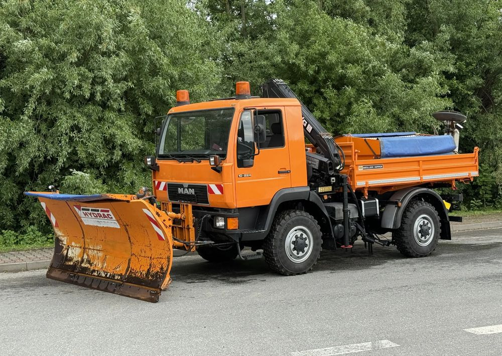 MAN * MAN LE 10.220 *Kiper Wywrotka * 4x4 * Pług Piaskarka * Zimowe Utrzymanie * Sprowadzony * HDS MKG * - Savivartis sunkvežimis: foto 2 MAN * MAN LE 10.220 *Kiper Wywrotka * 4x4 * Pług Piaskarka * Zimowe Utrzymanie * Sprowadzony * HDS MKG * - Savivartis sunkvežimis: foto 2