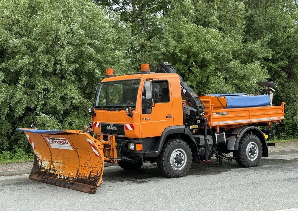 MAN * MAN LE 10.220 *Kiper Wywrotka * 4x4 * Pług Piaskarka * Zimowe Utrzymanie * Sprowadzony * HDS MKG * - Savivartis sunkvežimis: foto 1 MAN * MAN LE 10.220 *Kiper Wywrotka * 4x4 * Pług Piaskarka * Zimowe Utrzymanie * Sprowadzony * HDS MKG * - Savivartis sunkvežimis: foto 1