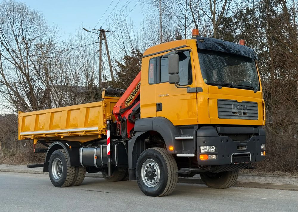 MAN * MAN TGA 18-410 * KIPER WYWROTKA * 4x4 * HDS Palfinger PK16500* Sprowadzony* Bardzo Dobry Stan * - Savivartis sunkvežimis: foto 2 MAN * MAN TGA 18-410 * KIPER WYWROTKA * 4x4 * HDS Palfinger PK16500* Sprowadzony* Bardzo Dobry Stan * - Savivartis sunkvežimis: foto 2