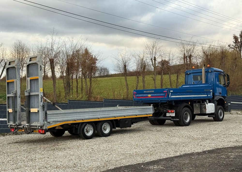 Savivartis sunkvežimis Mercedes-Benz * Arocs * 4X4 * JAK NOWY * Wywrotka Kiper Meiller+ Przyczepa * Zestaw  Sprowadzony * 80.700 km Oryginalnie * Mercedes: foto 35