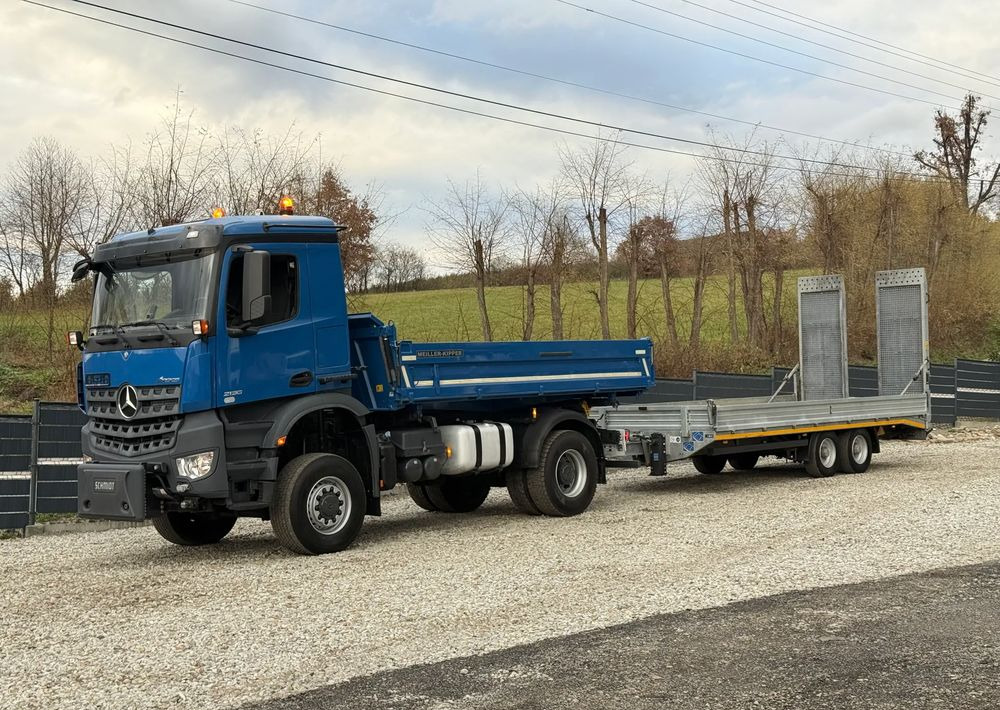 Mercedes-Benz * Arocs * 4X4 * JAK NOWY * Wywrotka Kiper Meiller+ Przyczepa * Zestaw Sprowadzony * 80.700 km Oryginalnie * Mercedes - Savivartis sunkvežimis: foto 2 Mercedes-Benz * Arocs * 4X4 * JAK NOWY * Wywrotka Kiper Meiller+ Przyczepa * Zestaw Sprowadzony * 80.700 km Oryginalnie * Mercedes - Savivartis sunkvežimis: foto 2