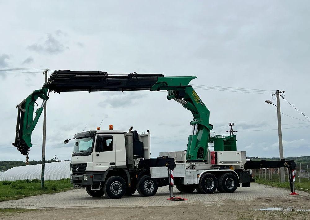 Mercedes-Benz * HDS Palfinger 150002 + FLY JIB PJ 170 * Mercedes Actros 8x6 * Dźwig * 40 TON * Wyciągarka * 35 Metrów * Kosz * - Sunkvežimis su kranu: foto 1 Mercedes-Benz * HDS Palfinger 150002 + FLY JIB PJ 170 * Mercedes Actros 8x6 * Dźwig * 40 TON * Wyciągarka * 35 Metrów * Kosz * - Sunkvežimis su kranu: foto 1