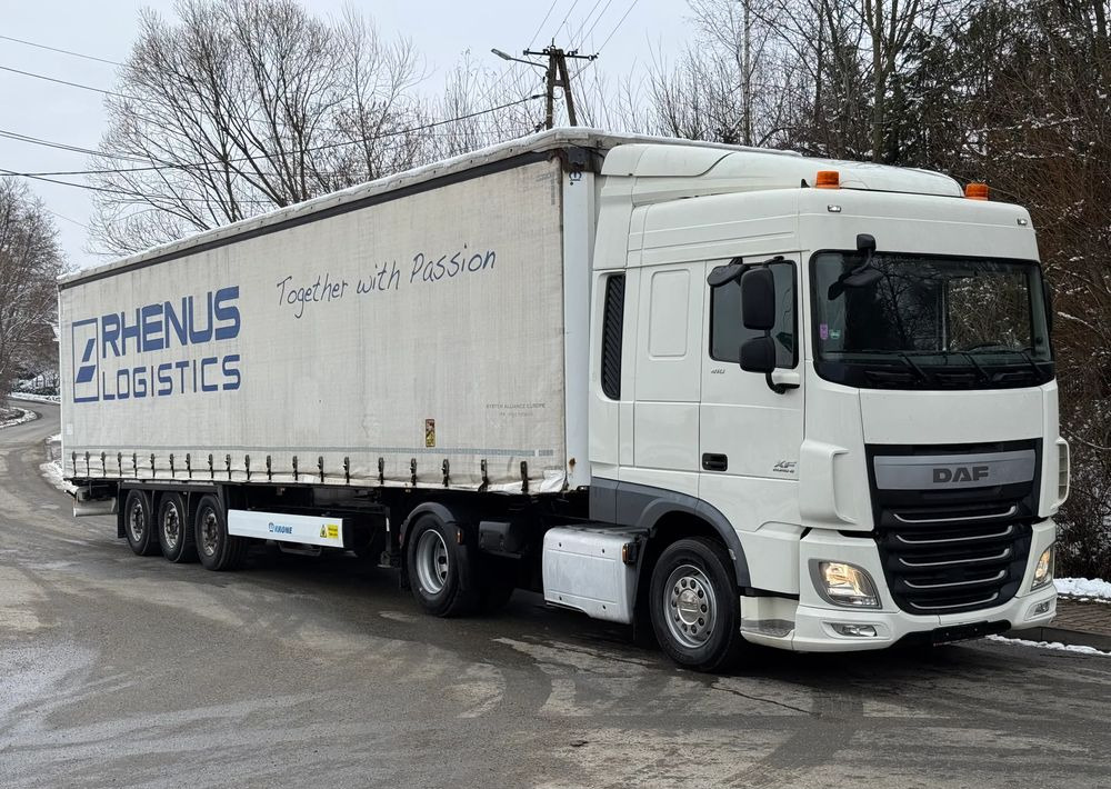 DAF * Zestaw * DAF 106 Euro 6 + Naczepa Krone * Bardzo Dobry Stan - Vilkikas, Tentinė puspriekabė: foto 2 DAF * Zestaw * DAF 106 Euro 6 + Naczepa Krone * Bardzo Dobry Stan - Vilkikas, Tentinė puspriekabė: foto 2