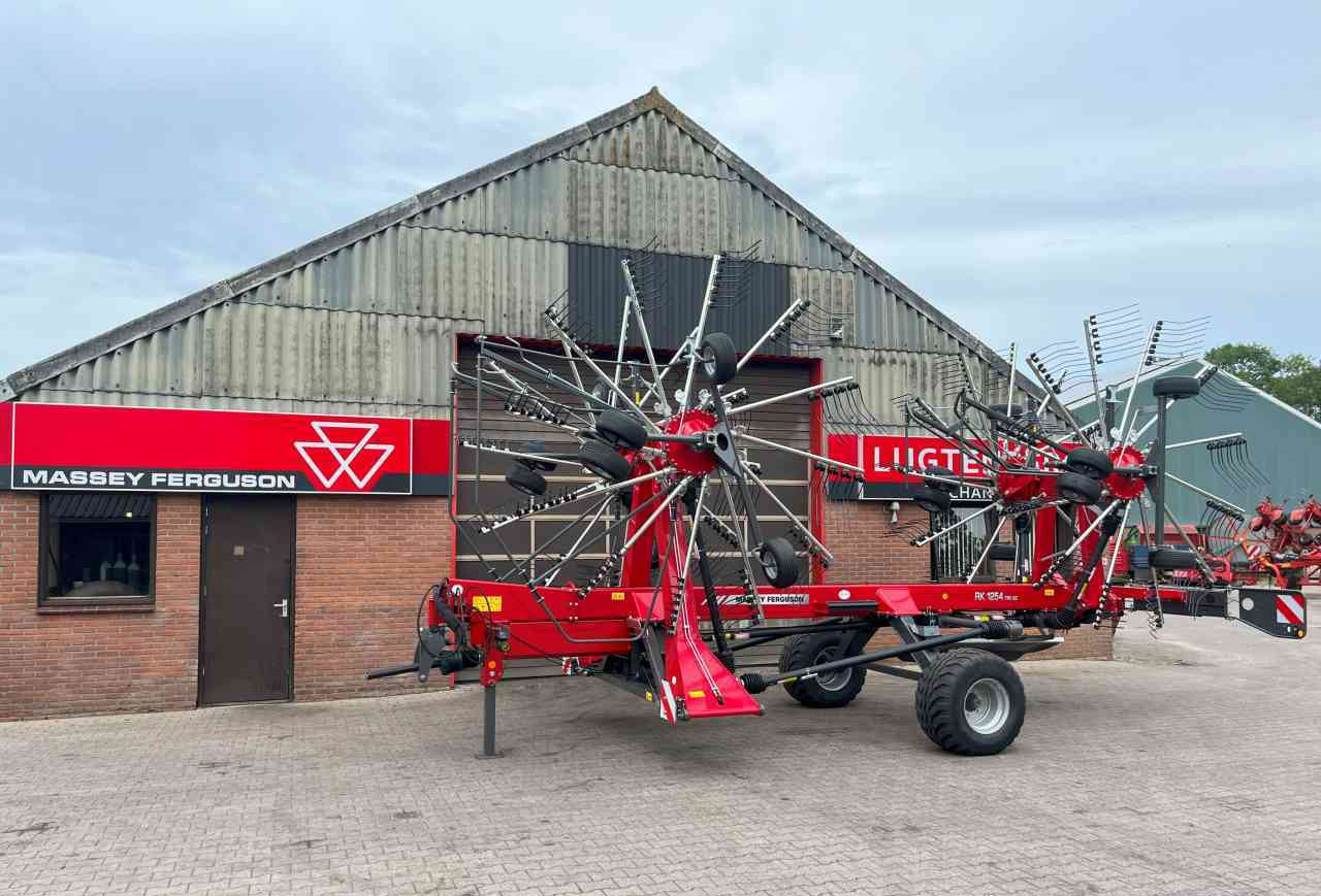 Massey Ferguson RK 1254 TRC-EC Hark 4-elements rake, rugger, zwiller Weidebouwmachines - Šieno grėblys/ Vartytuvas: foto 1 Massey Ferguson RK 1254 TRC-EC Hark 4-elements rake, rugger, zwiller Weidebouwmachines - Šieno grėblys/ Vartytuvas: foto 1