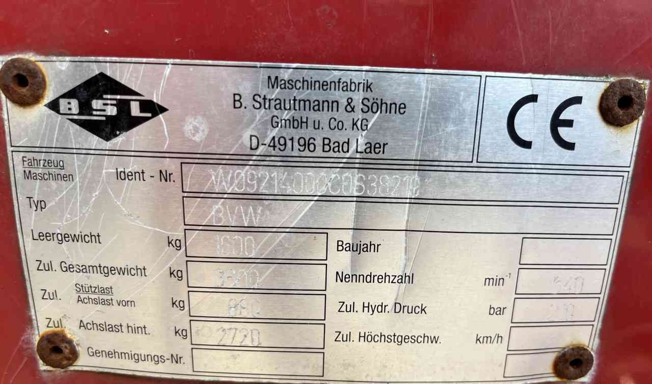 Strautmann BVW Blokkenwagen doseerwagen voermachines - Pašarų maišytuvas: foto 5 Strautmann BVW Blokkenwagen doseerwagen voermachines - Pašarų maišytuvas: foto 5