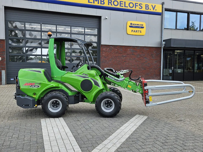 Avant Mini-shovel 735i Rental met Kemp balenklem - Vikšrinis mini krautuvas: foto 3 Avant Mini-shovel 735i Rental met Kemp balenklem - Vikšrinis mini krautuvas: foto 3