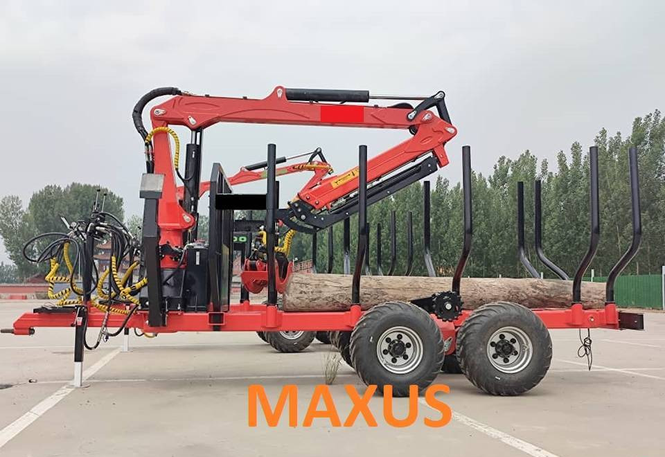 NEW MAXUS 8t Forest Trailer with 2-ton Crane Warranty up to 10 YEARS НОВА прицепа лісова 8т Журавль 2т MAXUS Гарантія до 10 РОКІВ NOWA przyczepa leśna 8t Żuraw 2t MAXUS Gwarancja do 10 LAT - Miško priekaba: foto 1 NEW MAXUS 8t Forest Trailer with 2-ton Crane Warranty up to 10 YEARS НОВА прицепа лісова 8т Журавль 2т MAXUS Гарантія до 10 РОКІВ NOWA przyczepa leśna 8t Żuraw 2t MAXUS Gwarancja do 10 LAT - Miško priekaba: foto 1