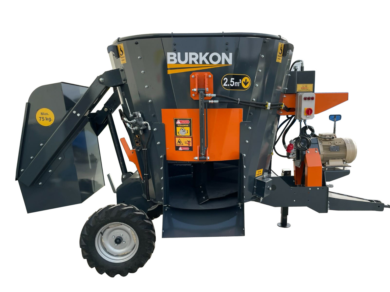 Burkon 2.5m3 Çekilir (380V) Dikey Yem Karma Makinesi ( BK-F250 ) - Pašarų maišytuvas: foto 1 Burkon 2.5m3 Çekilir (380V) Dikey Yem Karma Makinesi ( BK-F250 ) - Pašarų maišytuvas: foto 1