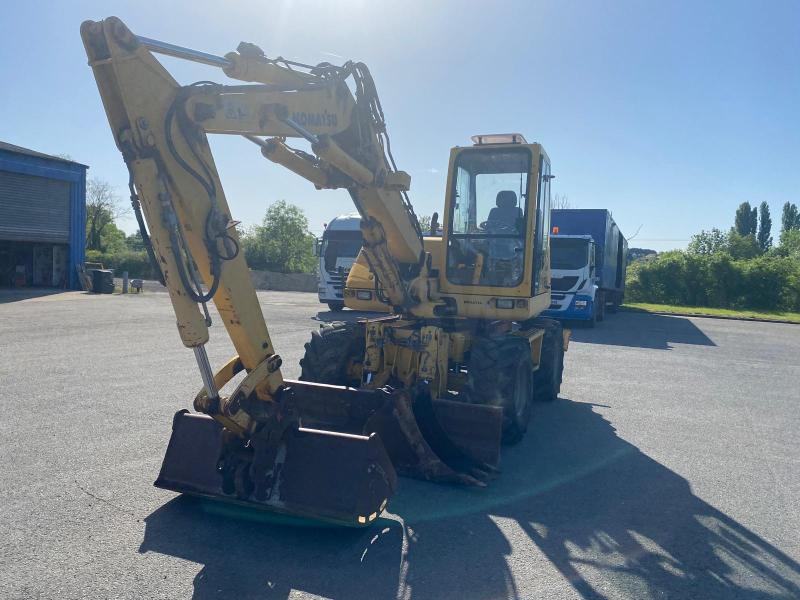 Ratinis ekskavatorius Komatsu PW95: foto 8