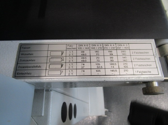 MB MULTIPLI 35 MIT GESTELL - Lankstymo mašina: foto 5 MB MULTIPLI 35 MIT GESTELL - Lankstymo mašina: foto 5