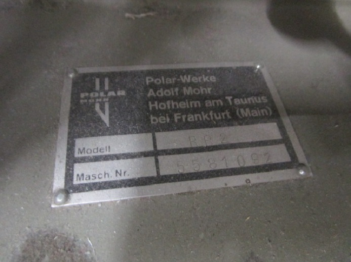 RÜTTLER POLAR RB2 - Spausdinimo mašina: foto 4 RÜTTLER POLAR RB2 - Spausdinimo mašina: foto 4