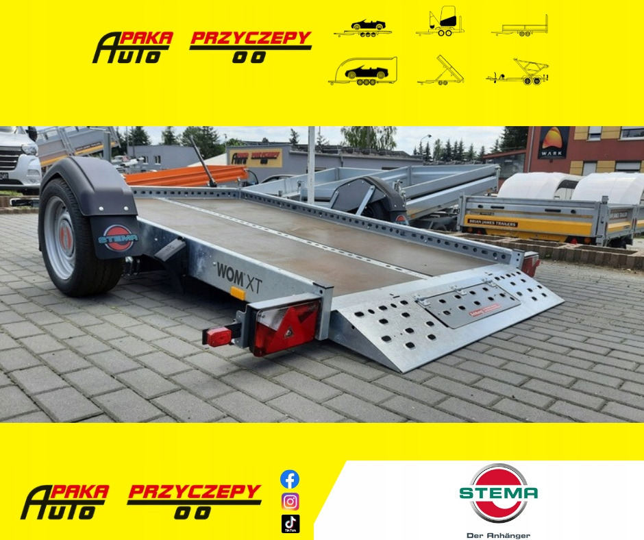 PRZYCZEPA DO MOTOCYKLA QUADA TRAJKI RAMPA UCHYLNA 1500KG / MOTORCYCLE QUAD TRIKE TRAILER WITH TILTING RAMP 1500KG - Motociklo priekaba: foto 1 PRZYCZEPA DO MOTOCYKLA QUADA TRAJKI RAMPA UCHYLNA 1500KG / MOTORCYCLE QUAD TRIKE TRAILER WITH TILTING RAMP 1500KG - Motociklo priekaba: foto 1