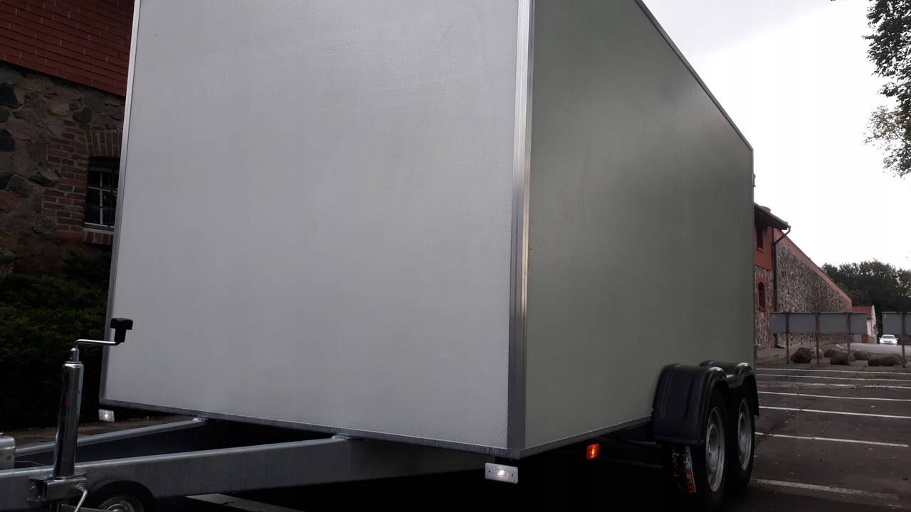 Nauja Furgonas priekaba PRZYCZEPA KONTENER CARGO PAKA FURGON BOX 400 x 200 / CARGO CONTAINER TRAILER VAN BOX 400 x 200: foto 12