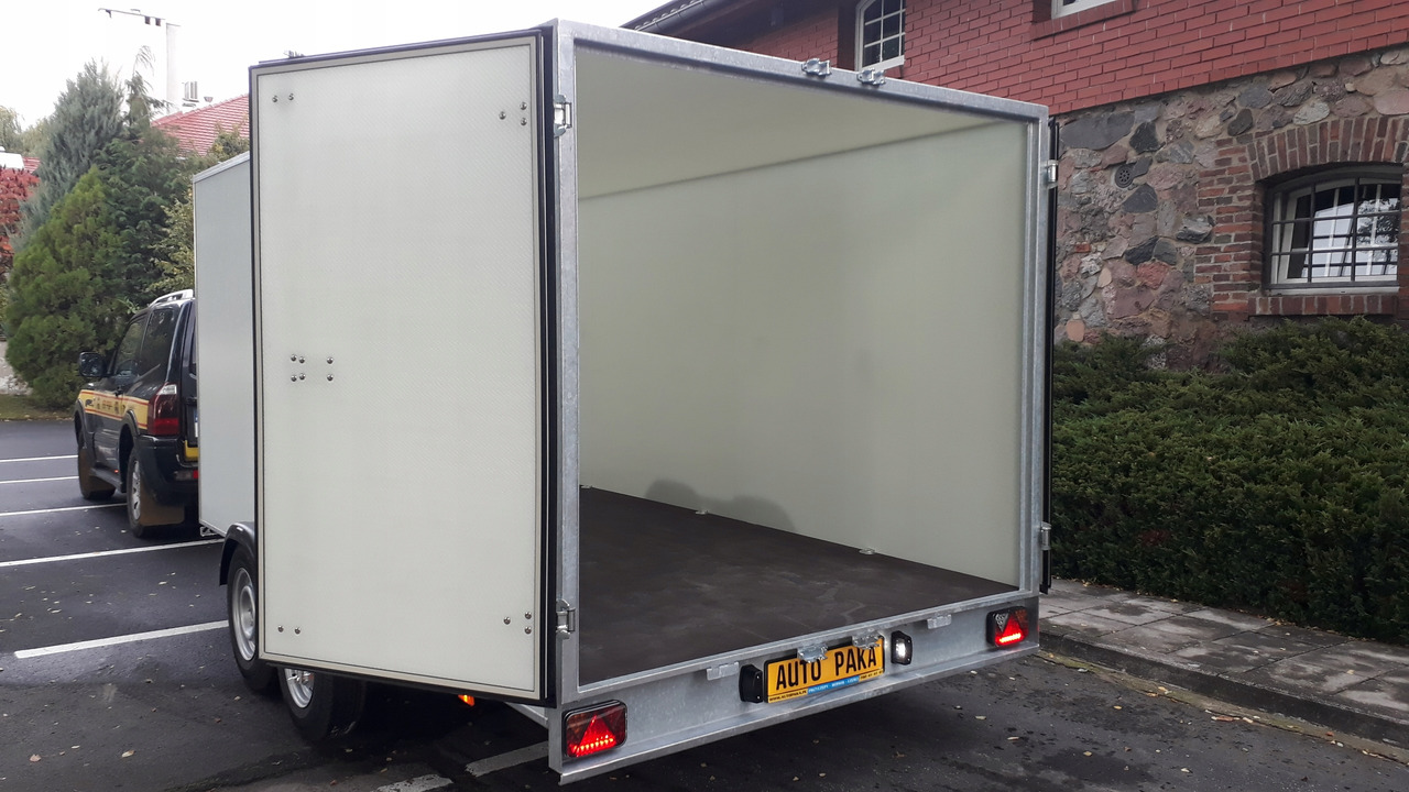 Nauja Furgonas priekaba PRZYCZEPA KONTENER CARGO PAKA FURGON BOX 400 x 200 / CARGO CONTAINER TRAILER VAN BOX 400 x 200: foto 6
