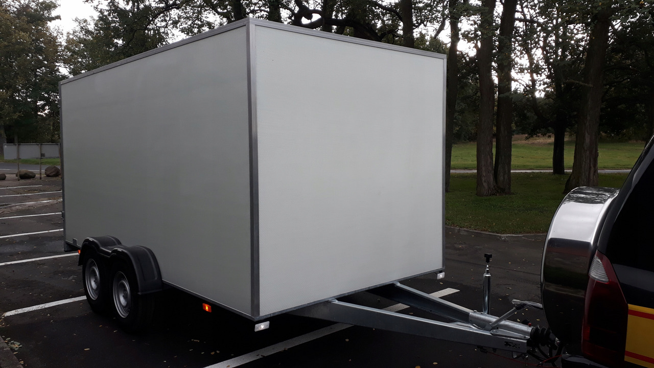 Nauja Furgonas priekaba PRZYCZEPA KONTENER CARGO PAKA FURGON BOX 400 x 200 / CARGO CONTAINER TRAILER VAN BOX 400 x 200: foto 10