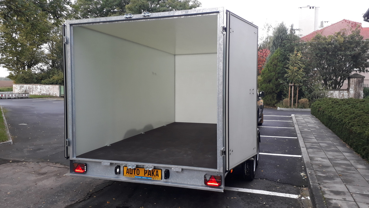 Nauja Furgonas priekaba PRZYCZEPA KONTENER CARGO PAKA FURGON BOX 400 x 200 / CARGO CONTAINER TRAILER VAN BOX 400 x 200: foto 8