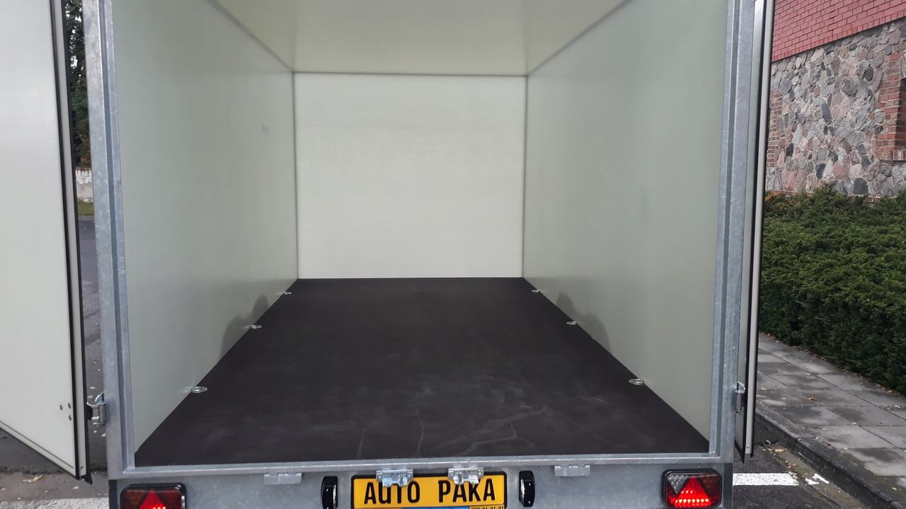 Nauja Furgonas priekaba PRZYCZEPA KONTENER CARGO PAKA FURGON BOX 400 x 200 / CARGO CONTAINER TRAILER VAN BOX 400 x 200: foto 9