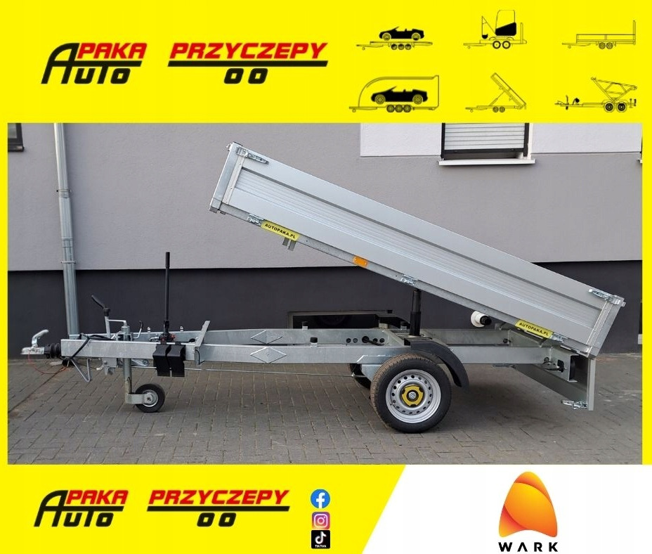 Przyczepa WARK wywrotka DMC 1500 kg 1-wywrot / WARK tipper trailer GVW 1500 kg 1-way tipper - Savivartis priekaba: foto 1 Przyczepa WARK wywrotka DMC 1500 kg 1-wywrot / WARK tipper trailer GVW 1500 kg 1-way tipper - Savivartis priekaba: foto 1