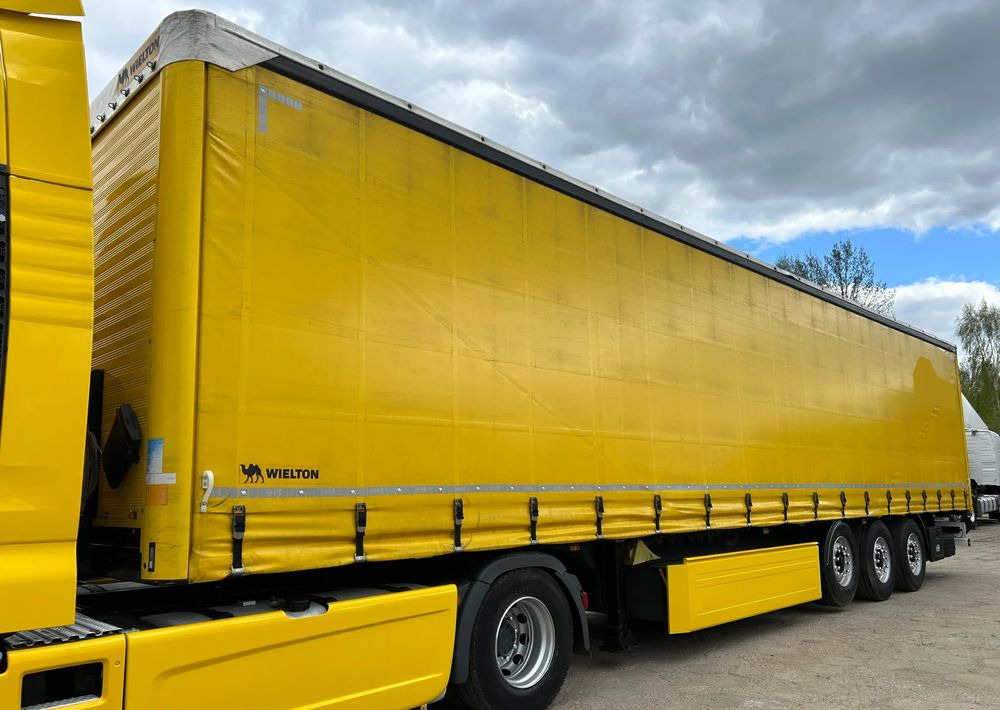 Wielton NS3K FIRANKA / STANDARD / OŚ PODNOSZONA / KOSZ PALETOWY / 2019 ROK !! - Tentinė puspriekabė: foto 1 Wielton NS3K FIRANKA / STANDARD / OŚ PODNOSZONA / KOSZ PALETOWY / 2019 ROK !! - Tentinė puspriekabė: foto 1