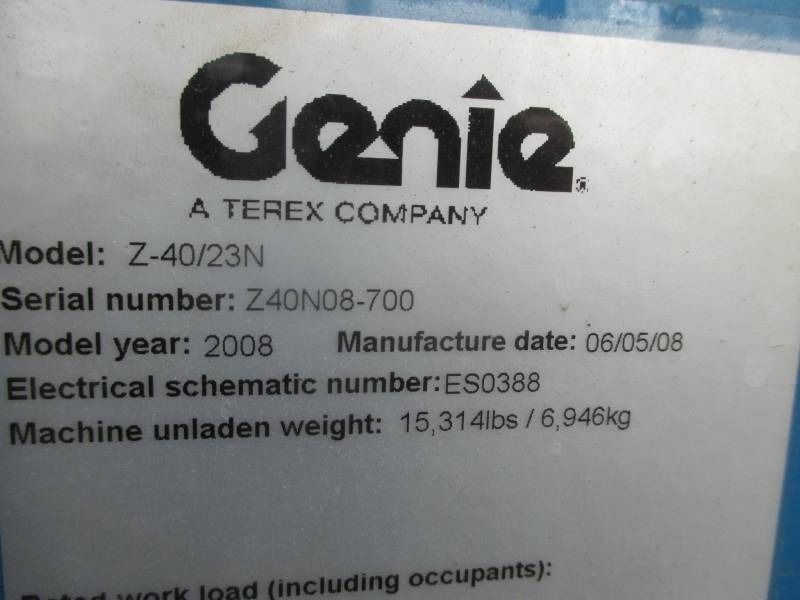 Alkūninis keltuvas Genie Z 40/23 N: foto 12