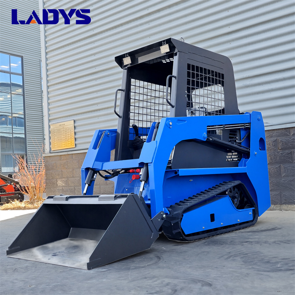 LADYS Free Shipping Mini Skid Steer Loader Compact Track Electric/Diesel Chinese Mini Skid Steer Loader For Sale With Mini Skid Steer Attachments 4 In 1 Bucket - Mini krautuvas: foto 4 LADYS Free Shipping Mini Skid Steer Loader Compact Track Electric/Diesel Chinese Mini Skid Steer Loader For Sale With Mini Skid Steer Attachments 4 In 1 Bucket - Mini krautuvas: foto 4