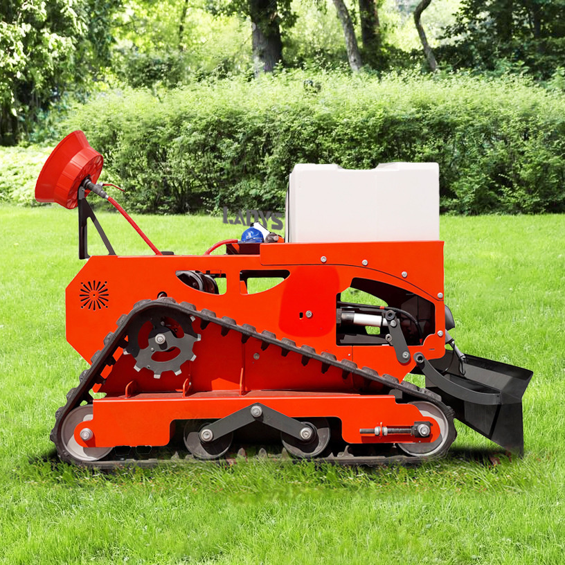 LEZUM LD1000 Multi-function remote control lawn mower Track crawler gasoline gas All-terrain Agricultural Sprayers Pesticide spraying lawn mower for sale - Vejapjovė: foto 4 LEZUM LD1000 Multi-function remote control lawn mower Track crawler gasoline gas All-terrain Agricultural Sprayers Pesticide spraying lawn mower for sale - Vejapjovė: foto 4