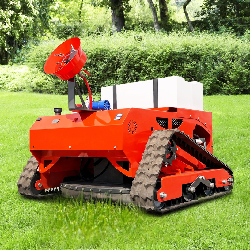 LEZUM LD1000 Multi-function remote control lawn mower Track crawler gasoline gas All-terrain Agricultural Sprayers Pesticide spraying lawn mower for sale - Vejapjovė: foto 1 LEZUM LD1000 Multi-function remote control lawn mower Track crawler gasoline gas All-terrain Agricultural Sprayers Pesticide spraying lawn mower for sale - Vejapjovė: foto 1