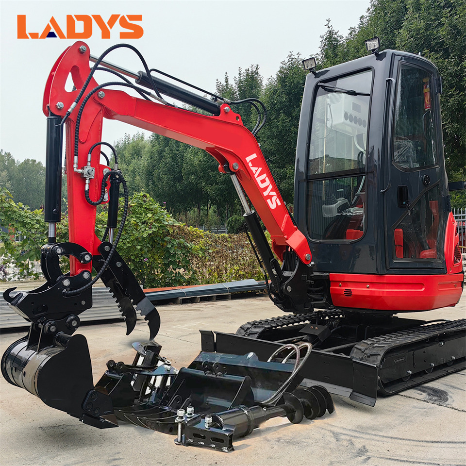 LADYS DY25U Mini Excavator Euro 5/Epa Engine Kubota Mini Excavator For Sale - Mini ekskavatorius: foto 1 LADYS DY25U Mini Excavator Euro 5/Epa Engine Kubota Mini Excavator For Sale - Mini ekskavatorius: foto 1