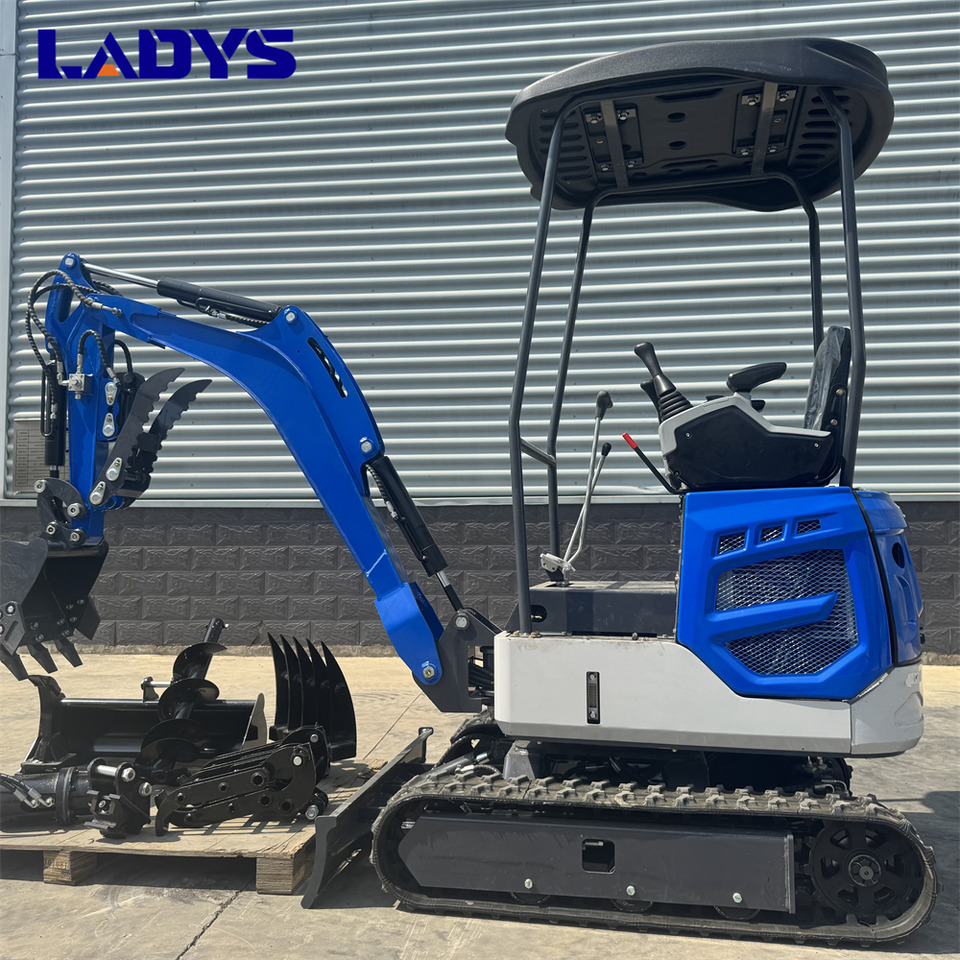 LADYS DY18Mini Excavator Digger Miniexcavadora EPA Kubota Engine Mini Excavator For Sale With Mini Excavator Attachment Set - Vikšrinis ekskavatorius: foto 1 LADYS DY18Mini Excavator Digger Miniexcavadora EPA Kubota Engine Mini Excavator For Sale With Mini Excavator Attachment Set - Vikšrinis ekskavatorius: foto 1