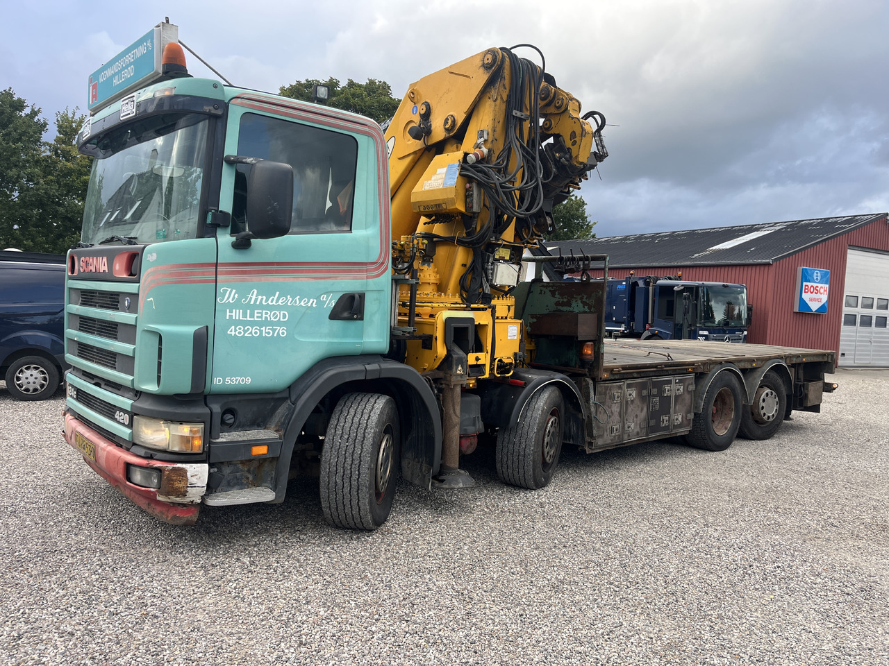 Scania G 124 - Sunkvežimis su kranu: foto 2 Scania G 124 - Sunkvežimis su kranu: foto 2