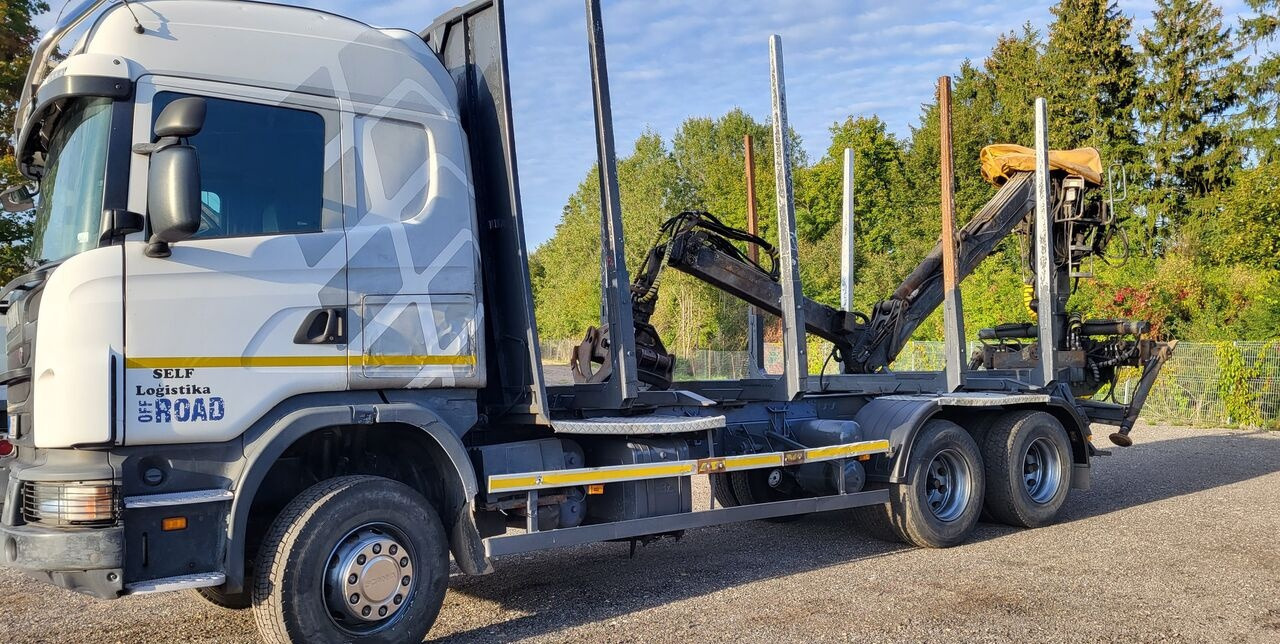 Scania G480 - Miškovežis, Sunkvežimis su kranu: foto 1 Scania G480 - Miškovežis, Sunkvežimis su kranu: foto 1