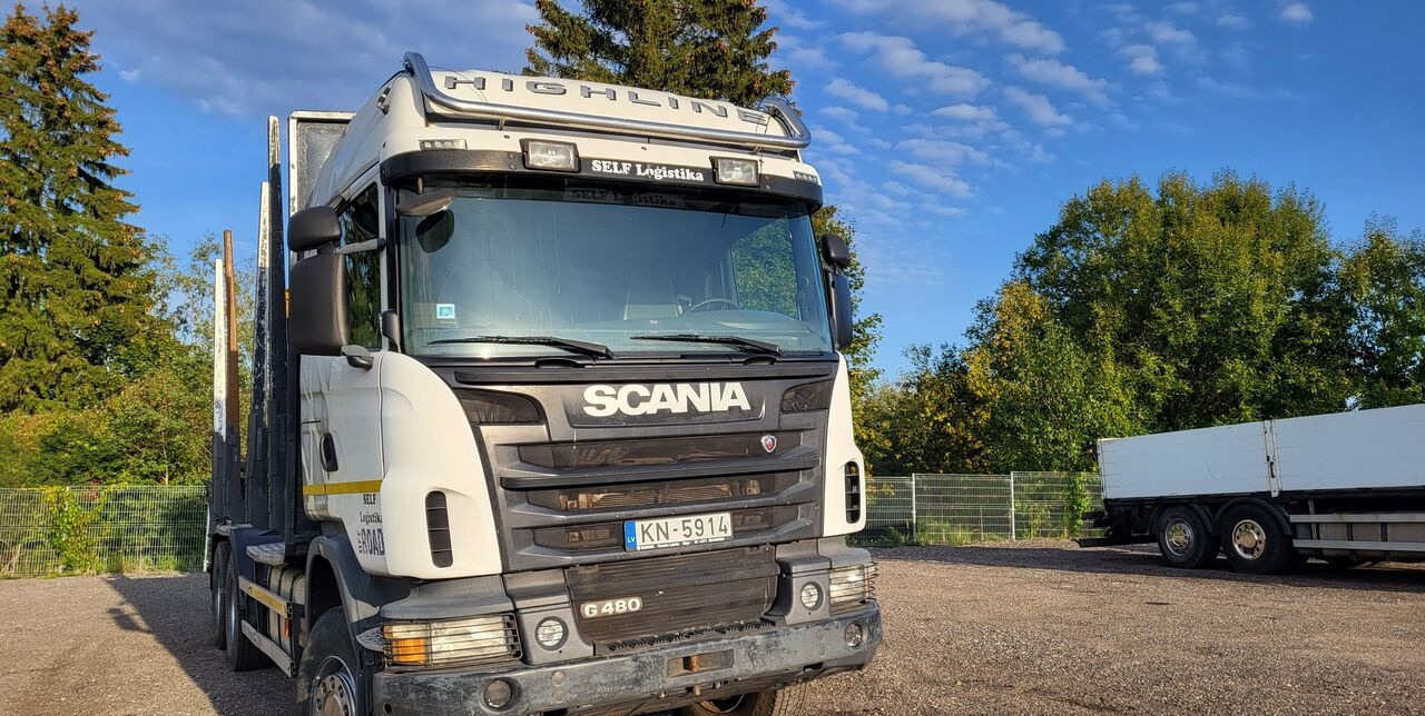Scania G480 - Miškovežis, Sunkvežimis su kranu: foto 3 Scania G480 - Miškovežis, Sunkvežimis su kranu: foto 3