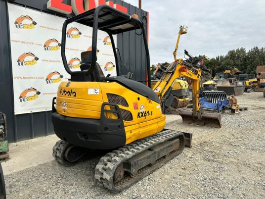 Kubota KX61-3 à 18500 € HT - Mini ekskavatorius: foto 3 Kubota KX61-3 à 18500 € HT - Mini ekskavatorius: foto 3