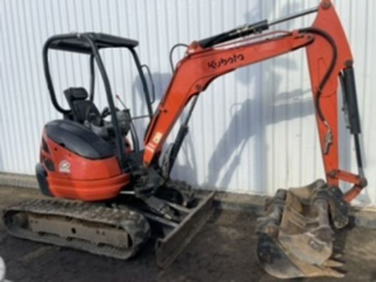 Kubota U25-3EU Canopy - Mini ekskavatorius: foto 1 Kubota U25-3EU Canopy - Mini ekskavatorius: foto 1