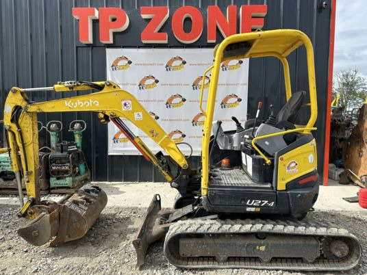 Kubota U27-4 à 19900€ HT - Mini ekskavatorius: foto 4 Kubota U27-4 à 19900€ HT - Mini ekskavatorius: foto 4