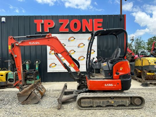 Kubota U36-4 à 26500 € HT - Mini ekskavatorius: foto 2 Kubota U36-4 à 26500 € HT - Mini ekskavatorius: foto 2