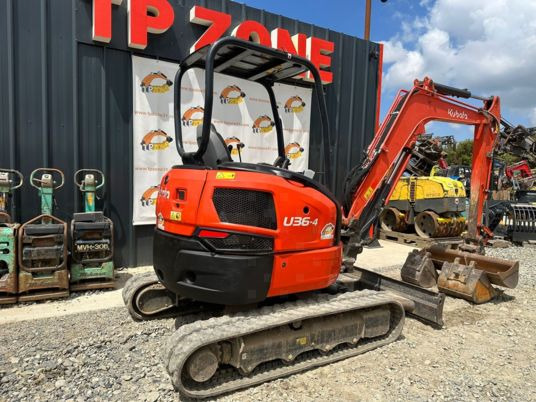 Kubota U36-4 à 26500 € HT - Mini ekskavatorius: foto 5 Kubota U36-4 à 26500 € HT - Mini ekskavatorius: foto 5