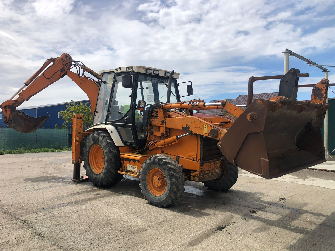 CATERPILLAR 428 C TERRACING EQUIPMENT BULLDOEXCAVATOR - Ekskavatorius-krautuvas: foto 4 CATERPILLAR 428 C TERRACING EQUIPMENT BULLDOEXCAVATOR - Ekskavatorius-krautuvas: foto 4