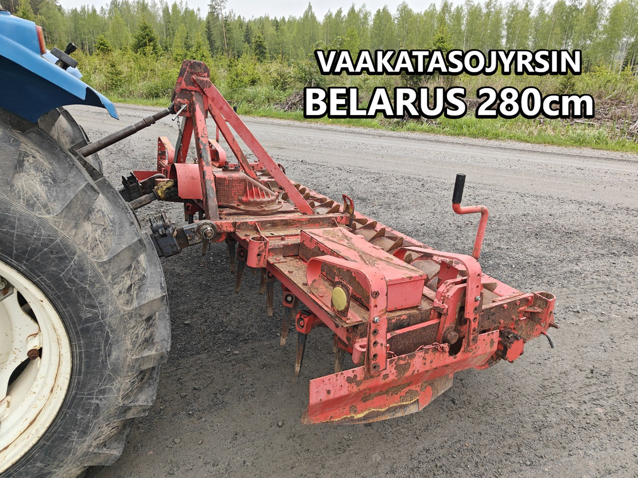 Belarus 280cm vaakatasojyrsin haineväpakkerilla, katso video! - Rotorinis kultivatorius: foto 1 Belarus 280cm vaakatasojyrsin haineväpakkerilla, katso video! - Rotorinis kultivatorius: foto 1
