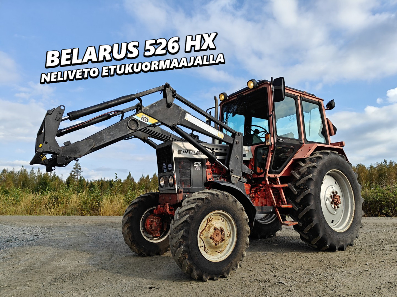 Belarus Agross 526HX Quicke 4300US etukuormaajalla, katso video! - Traktorius: foto 1 Belarus Agross 526HX Quicke 4300US etukuormaajalla, katso video! - Traktorius: foto 1