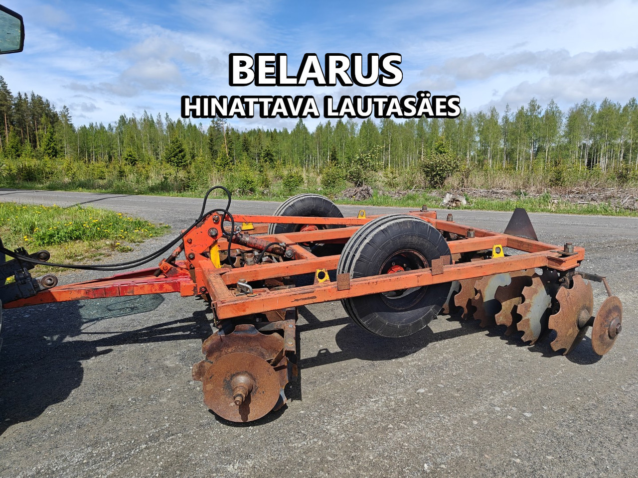 Belarus hinattava 300cm Katso video! - Diskiniai skutikai: foto 1 Belarus hinattava 300cm Katso video! - Diskiniai skutikai: foto 1