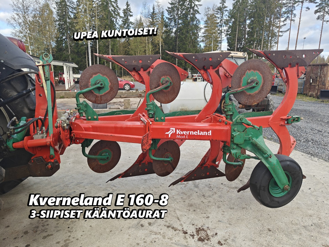 KVERNELAND E 160-8 - 3-siipinen paluuaura - Plūgas: foto 1 KVERNELAND E 160-8 - 3-siipinen paluuaura - Plūgas: foto 1