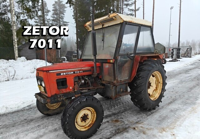 Zetor 7011 traktori - Traktorius: foto 1 Zetor 7011 traktori - Traktorius: foto 1