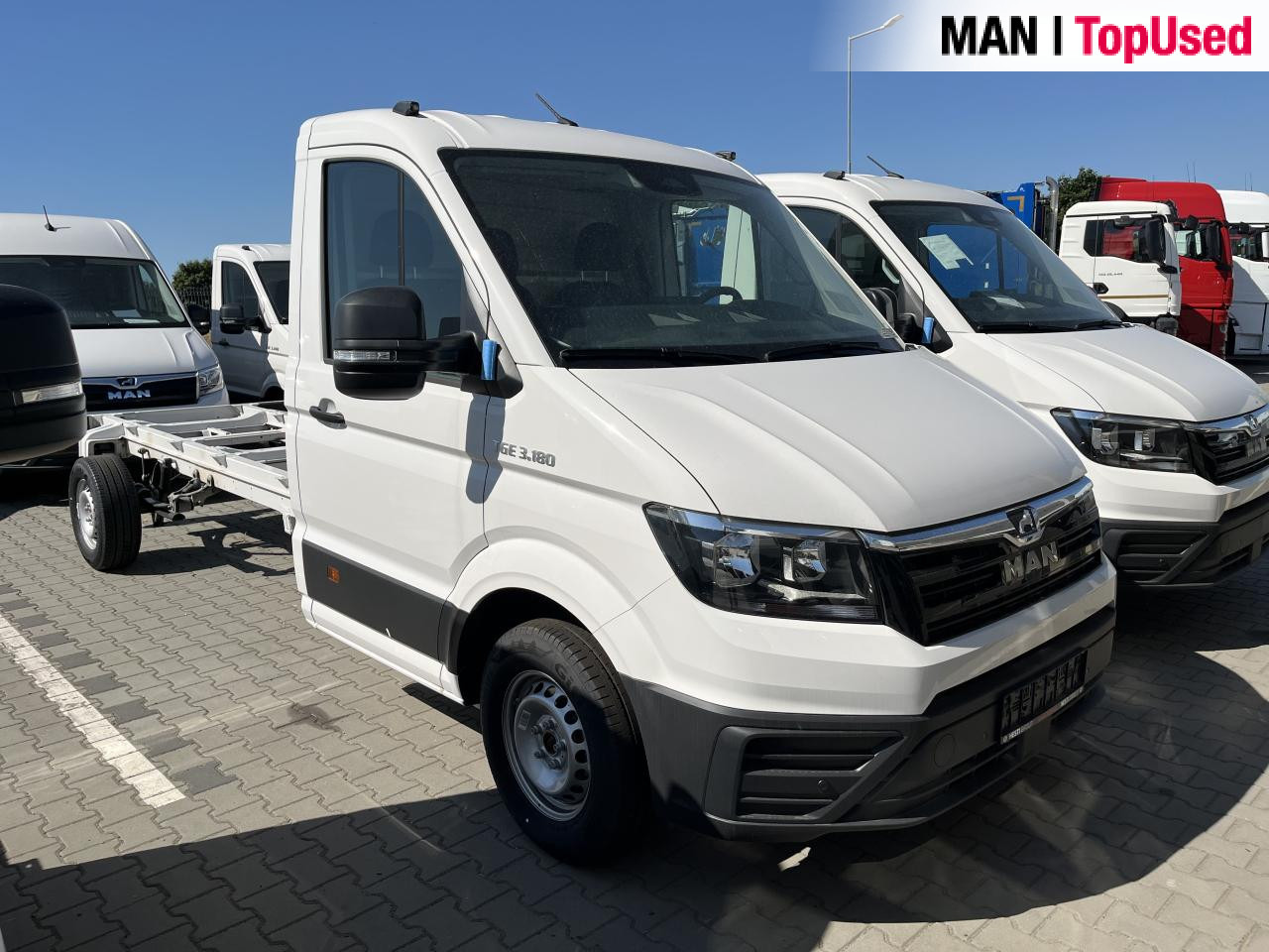MAN TGE 3.180 4X2F SB chassis - Krovininis mikroautobusas: foto 1 MAN TGE 3.180 4X2F SB chassis - Krovininis mikroautobusas: foto 1