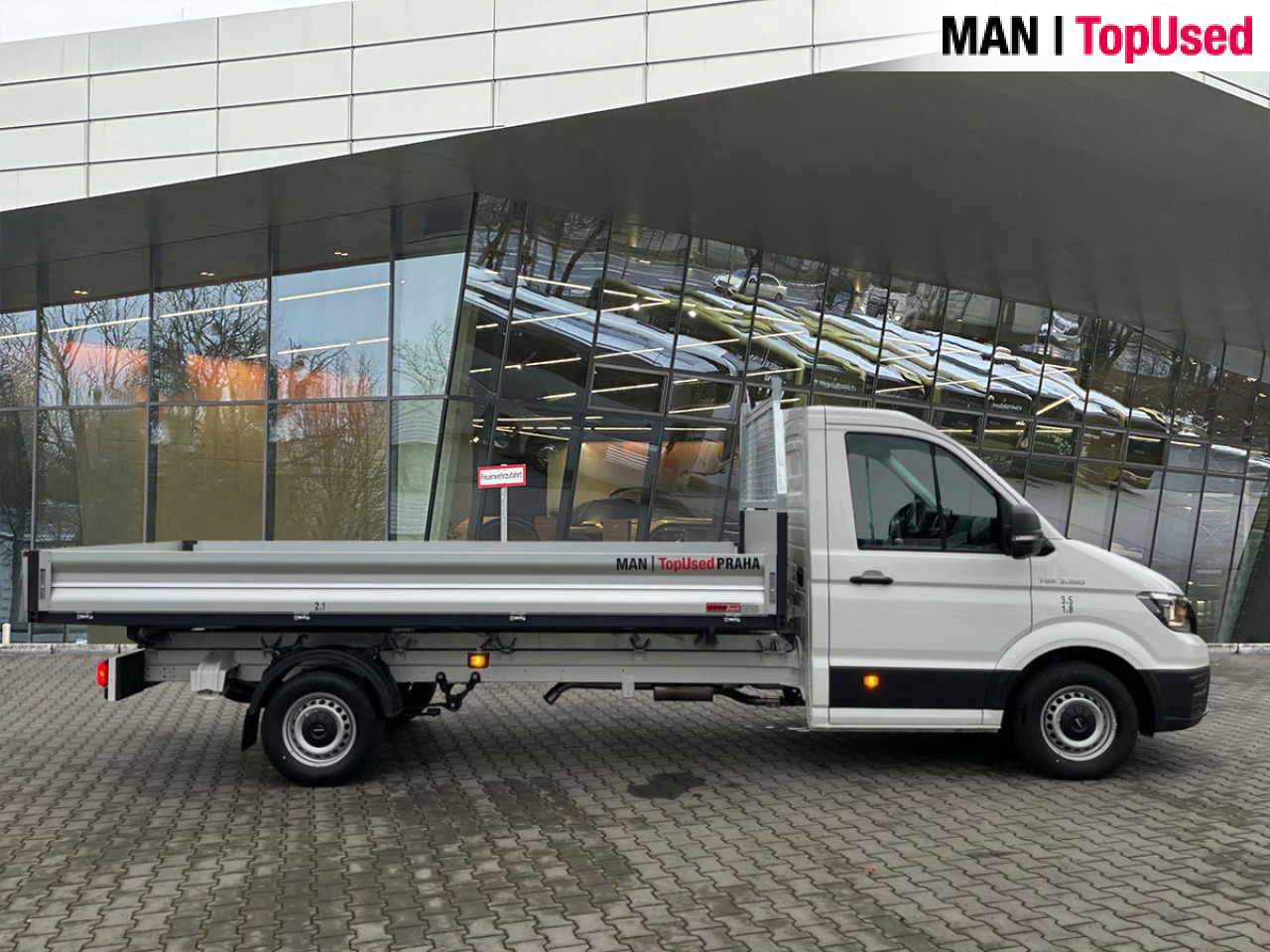 Nauja Krovininis mikroautobusas MAN TGE 3.180 4X2F SB sklápěčka Autotech: foto 10