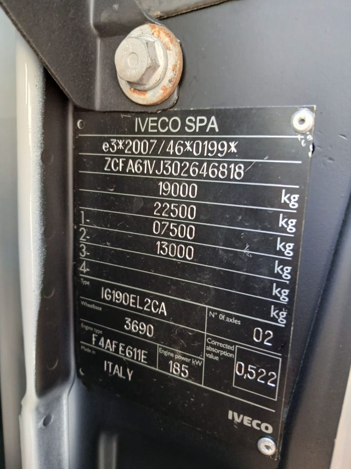 IVECO EUROCARGO 190EL25 lizingą IVECO EUROCARGO 190EL25: foto 32