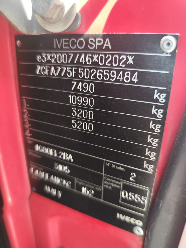 IVECO EUROCARGO 80-190 - Važiuoklės sunkvežimis: foto 2 IVECO EUROCARGO 80-190 - Važiuoklės sunkvežimis: foto 2