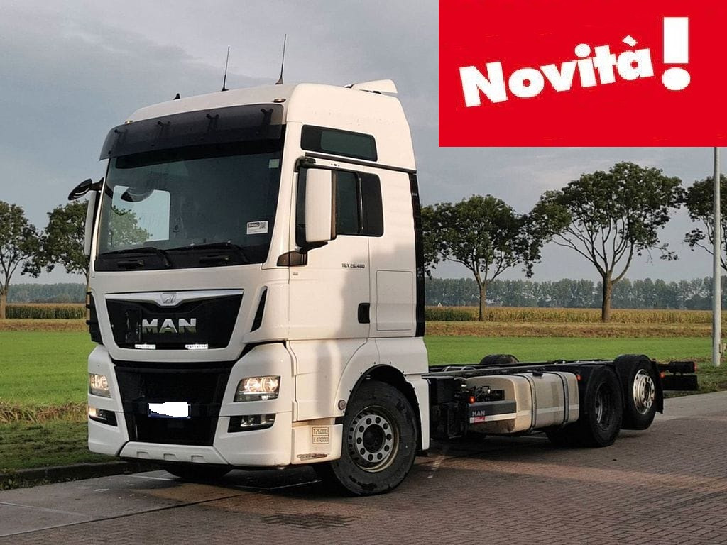 MAN TGX 26.480 - Važiuoklės sunkvežimis: foto 1 MAN TGX 26.480 - Važiuoklės sunkvežimis: foto 1