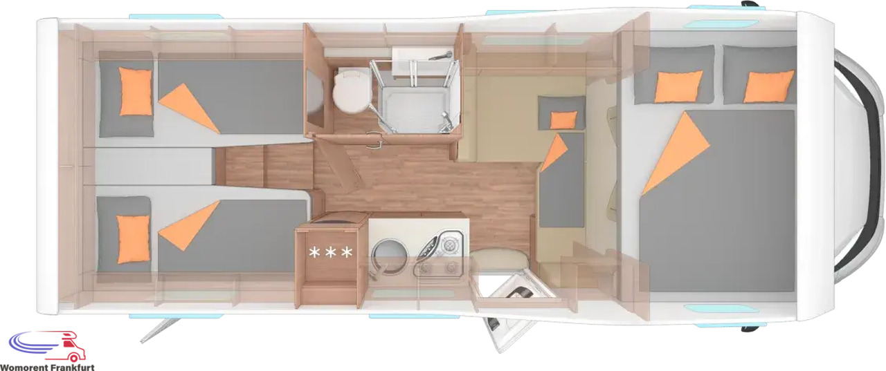 Wohnmobil Weinsberg CaraHome 650 MEG - Alkovenas: foto 3 Wohnmobil Weinsberg CaraHome 650 MEG - Alkovenas: foto 3